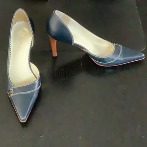 Lauren by Ralph Lauren Lexi navy blue heel size 7